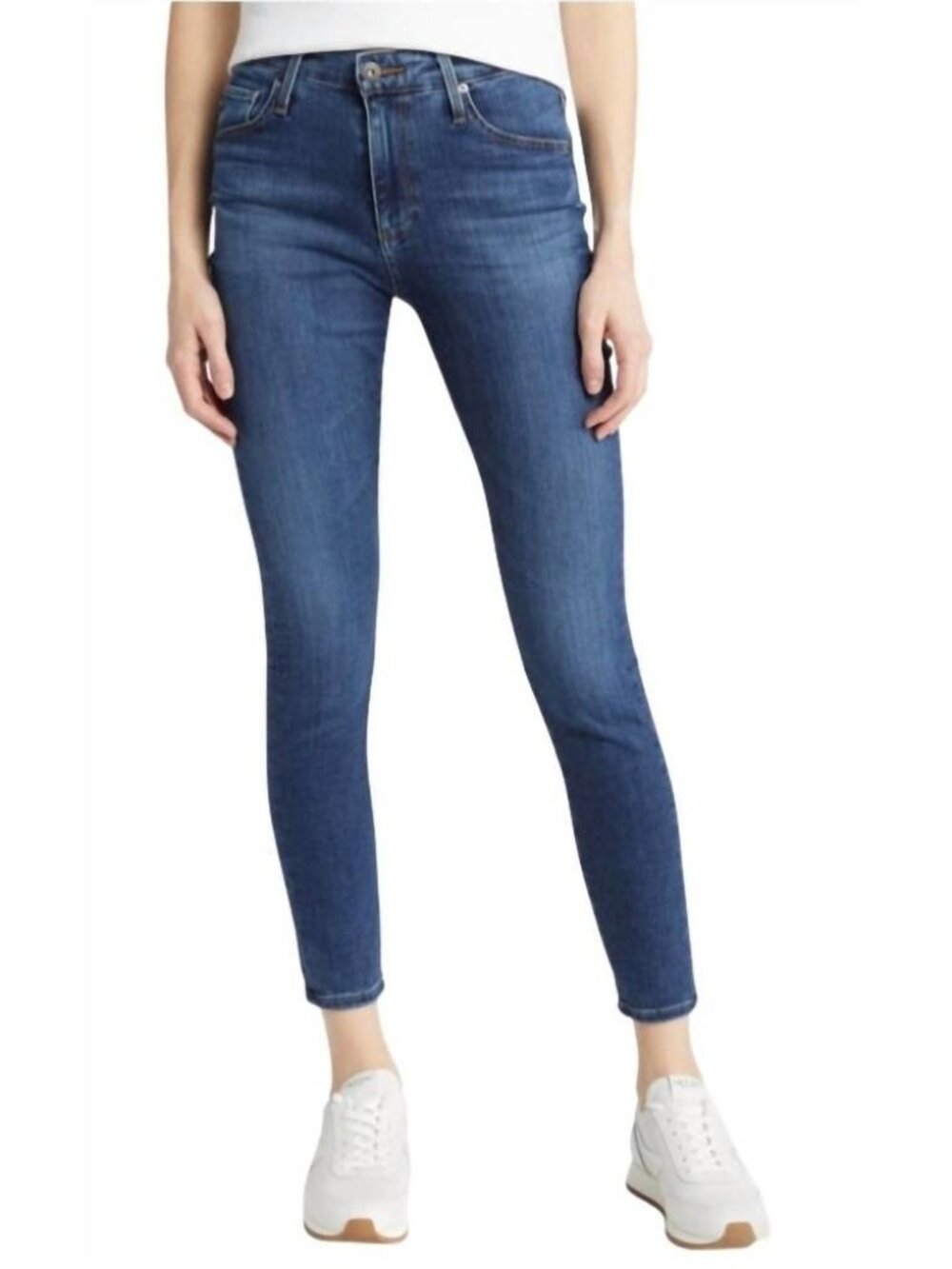 AG Adriano Goldschmied Farrah Skinny Ankle Jeans Medium Wash Size 27R Stretch